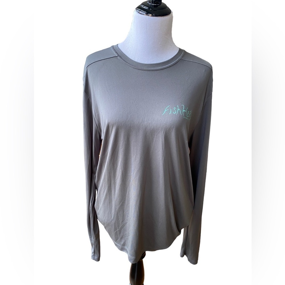 Fish Head Threads Sport-Tek Long Sleeve Tee with UPF 50 Protection Size Large